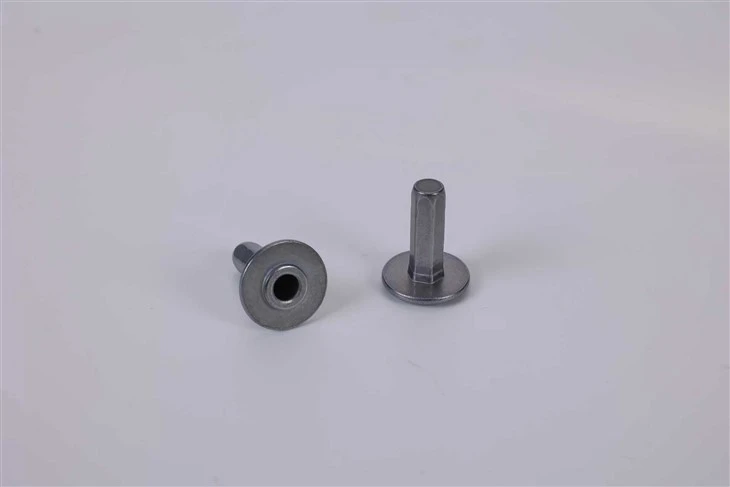 Omutwe Flat Full Hex Nga Omutendera Close End Ekyuma Rivet Nuts